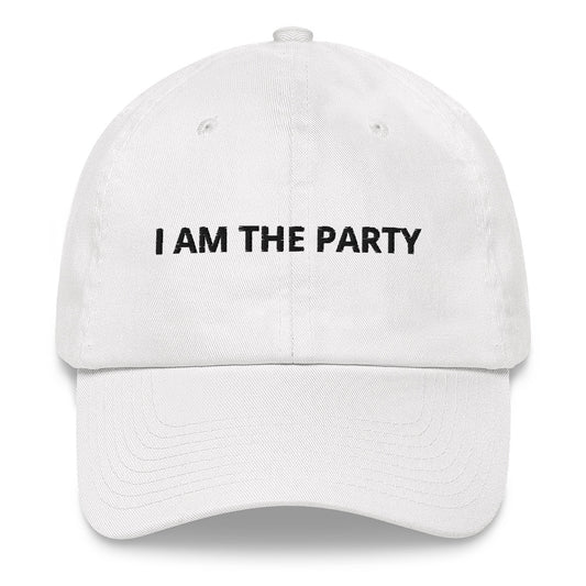 I AM THE PARTY (White)